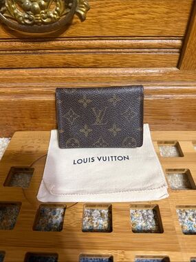 Louis Vuitton Brown Monogram Canvas Money Clip